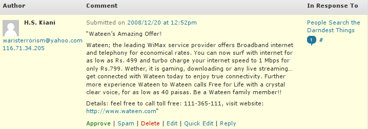 wateen-spam Exhibit A - Spam by Wateen